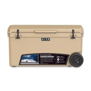 110QT rotomolded hard cooler B with wheels
